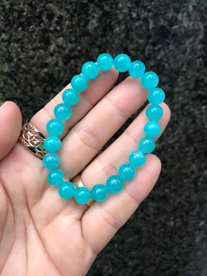 [HCM]VÒNG TAY AMAZONITE 8LY