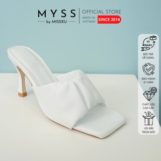 Giày guốc nữ quai nhúm gót nhọn 7cm thời trang MYSS - SU67 thumbnail