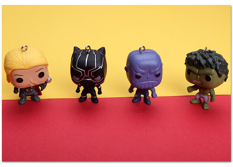 Móc Khóa Mô Hình Chibi Siêu Anh Hùng Marvel Avengers