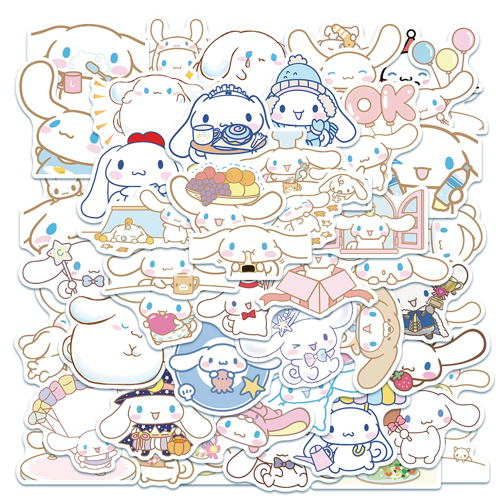 Bộ sticker-hình dán Cinnamoroll (combo 20-60 stickers)
