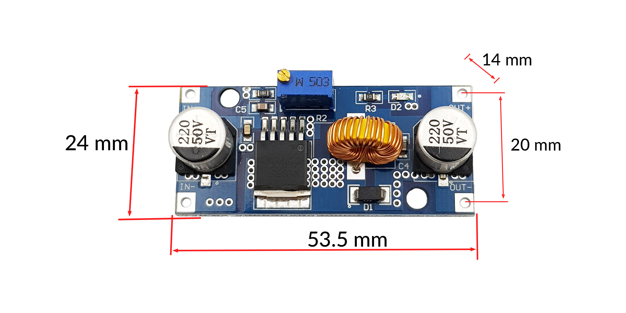 Mạch Giảm Áp DC XL4015 (5A)