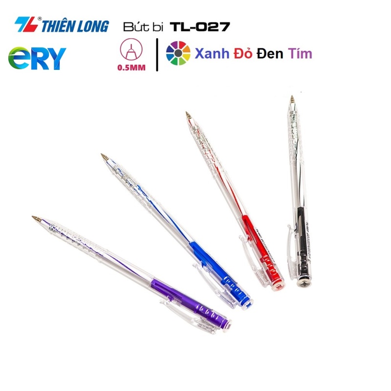 [HCM]Bút bi Thiên Long TL-027 sản phẩm chất lượng cao và được kiểm tra kỹ trước khi giao hàng