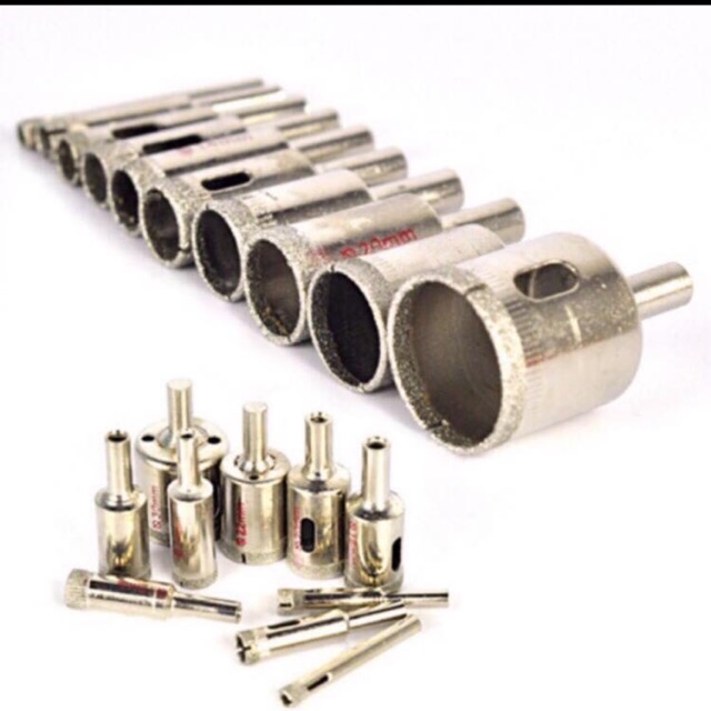 Mũi khoan kính 6mm-30mm có các cỡ