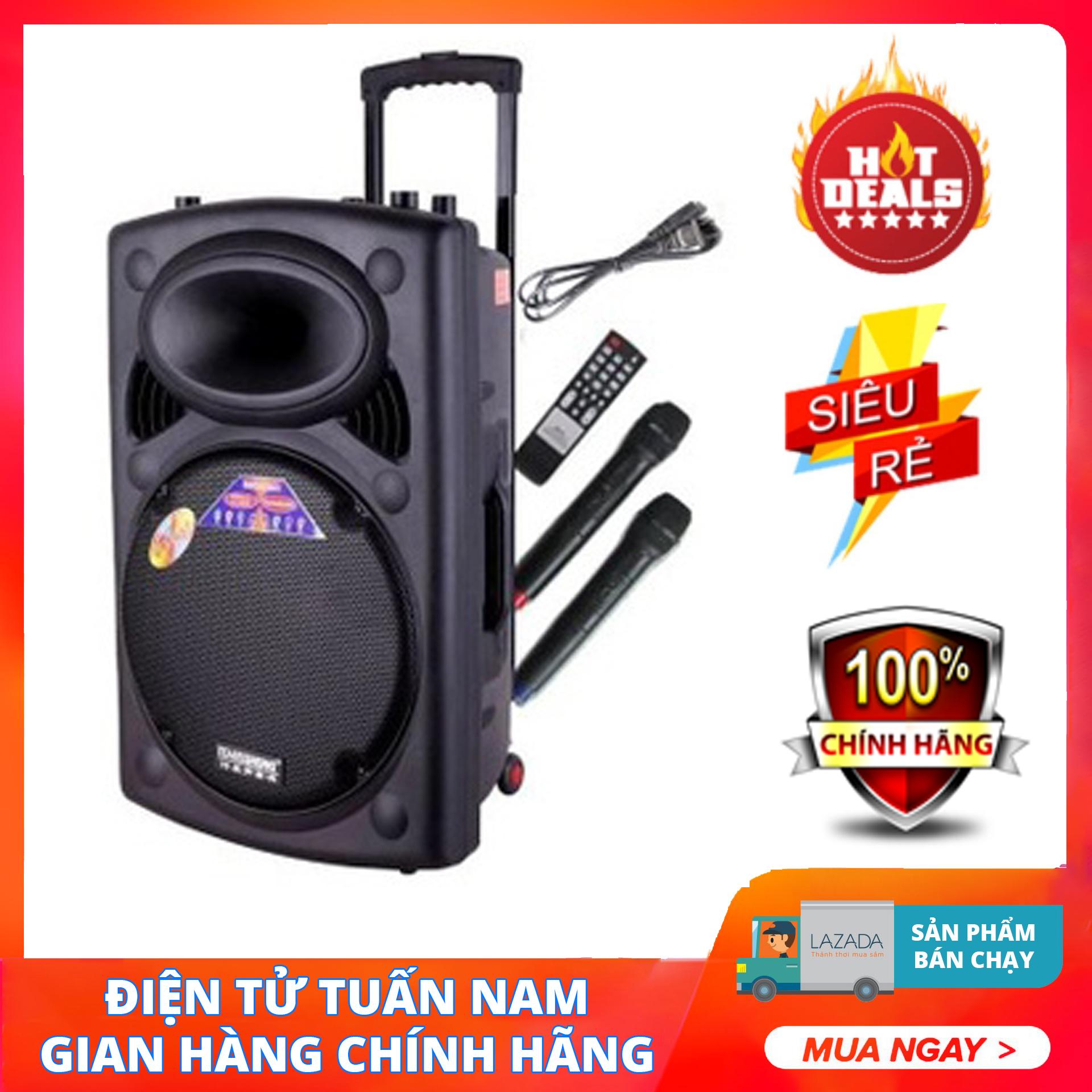 [HCM]Loa kéo Bluetooth Temeisheng DP-297L (3 Tấc) CỰC HAY (AAA)