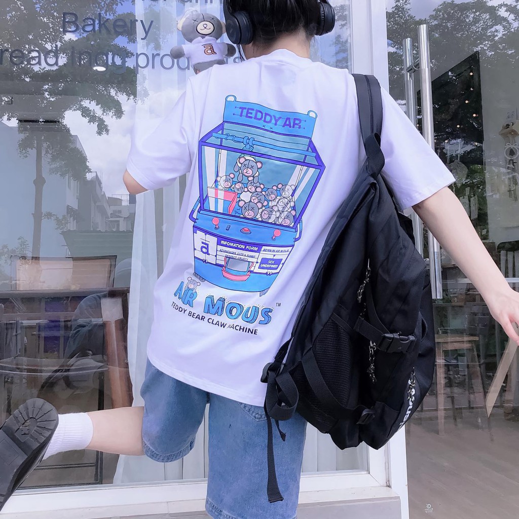 Áo Teddy Ar Claw Machine Trắng - Đen