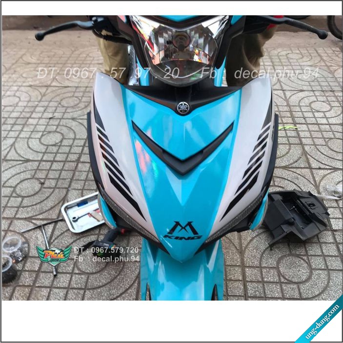 Tem rời Exciter 150 Rời Mx xanh ngọc (X)