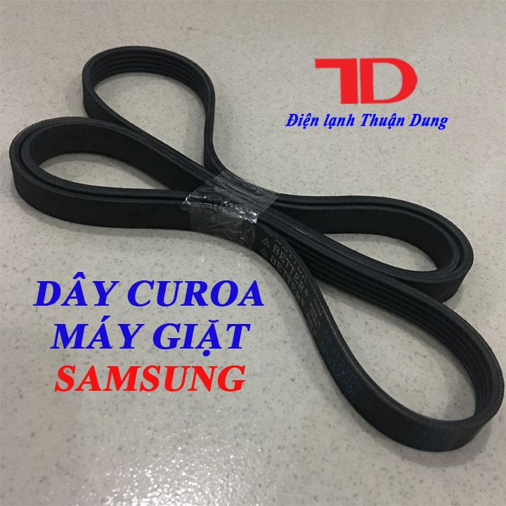 Bánh đà và dây Curoa máy giặt Samsung 1270 hàng hãng, Puli, Buli, Puly - Điện Lạnh Thuận Dung