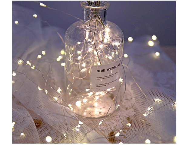 DÂY ĐÈN LED NHỎ ĐOM ĐÓM 2m/3m/5m/10m dùng trang trí (điện và Pin)