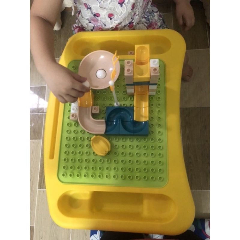 Bàn ghế lego đa năng cho bé hkm bobby