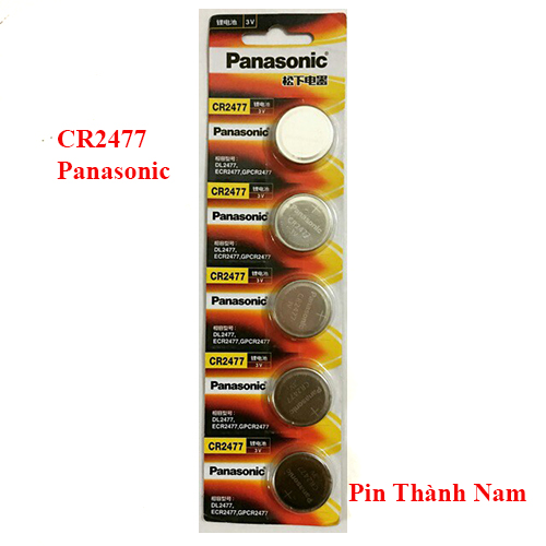 Pin CR2477 Panasonic 3V vi 1 viên