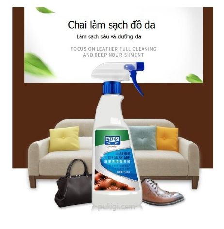 Chai làm sạch đồ da Eykosi 500ml
