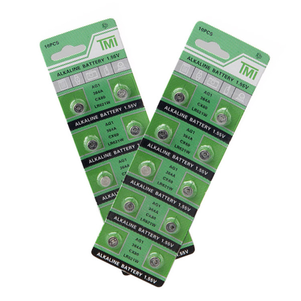Nơi bán 2 Vỉ 20 viên Pin Đồng Hồ Đeo Tay AG1 - LR621 - 364 - SR621 - 164