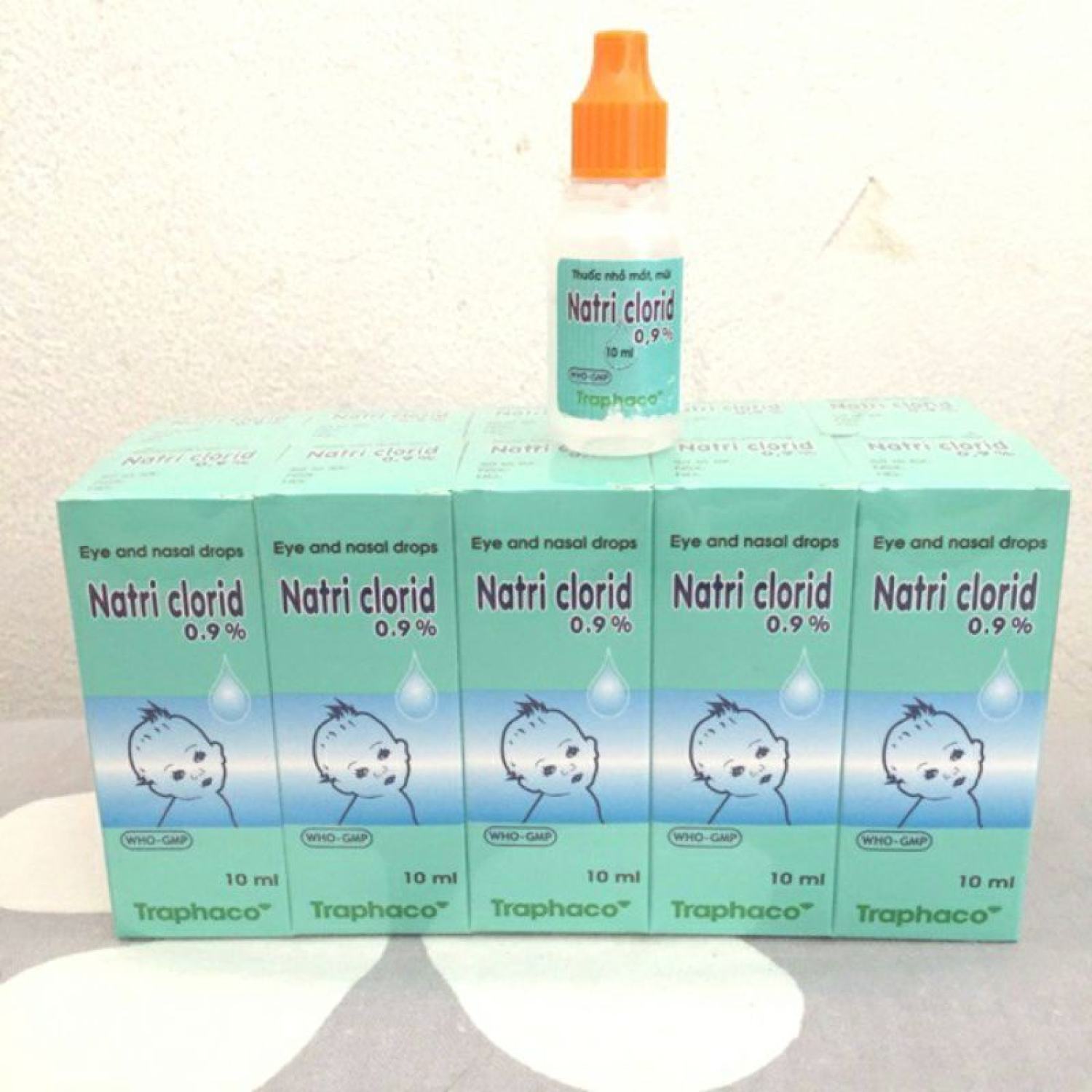 Nước muối sinh lý Natri Clocid 0,9% của Traphaco (Chính hãng)