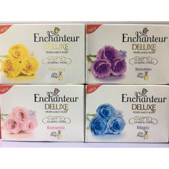 Combo 3 Cục Xà bông thơm enchanteur 90g (Ngẫu nhiên)