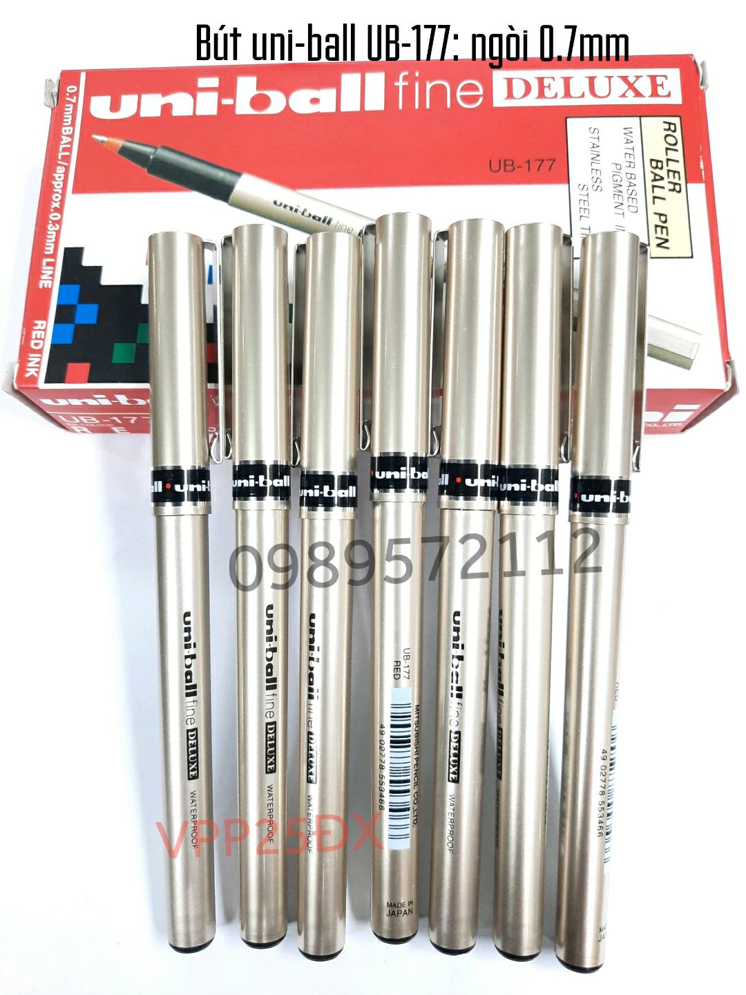 Bút ký Uni-Ball UB177 ngòi 0.7mm (1 cái).