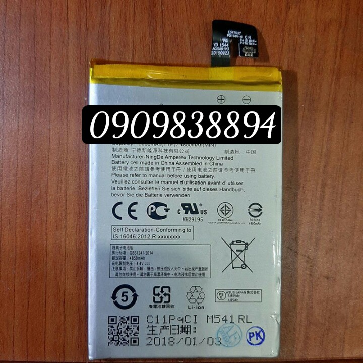 Pin asus zenfone max zc550kl , z010d