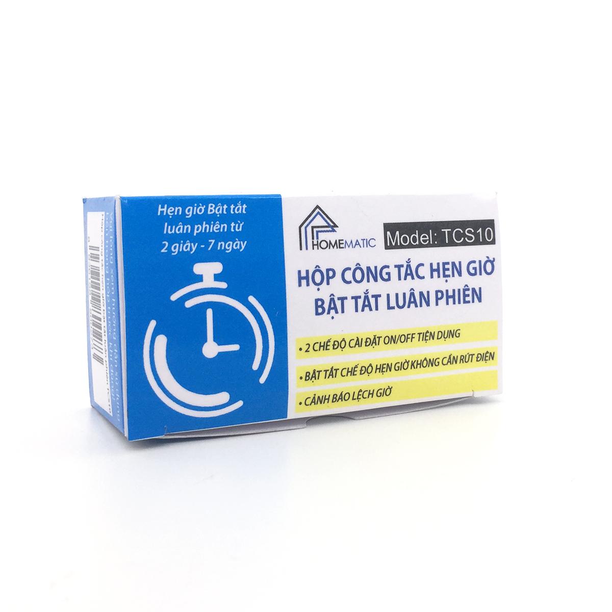Hộp công tắc hẹn giờ tắt bật luân phiên HOMEMATIC TCS10