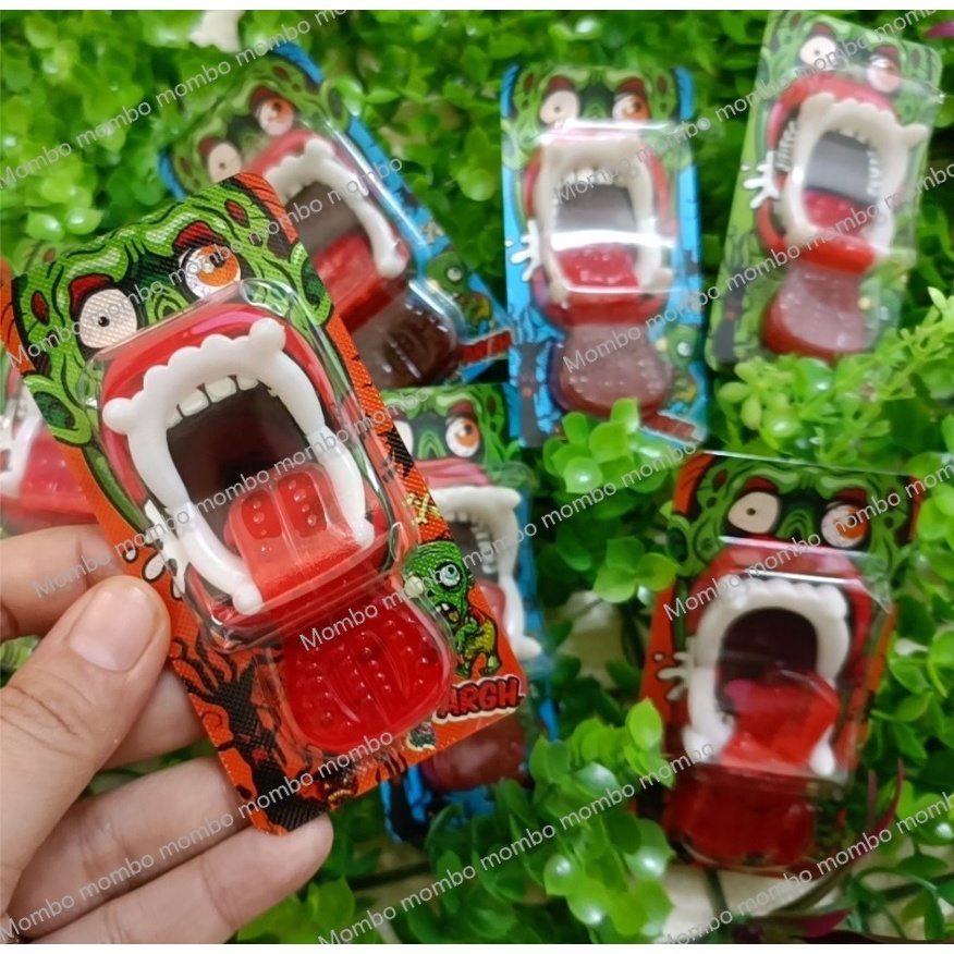 Kẹo dẻo lưỡi hàm răng halloween