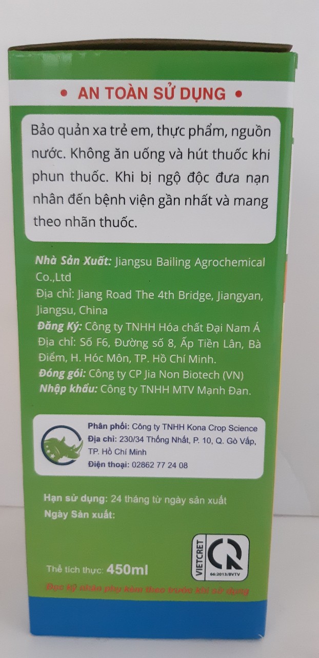 Thuốc trừ sâu sinh học CREEK (Emamectin Benzonate: 21g/L
