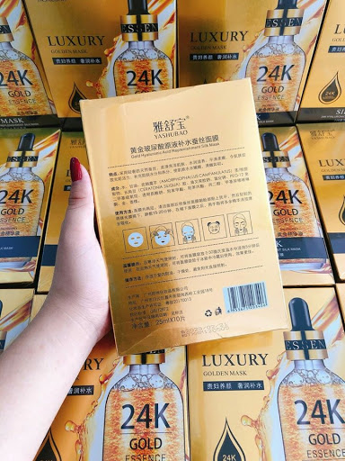 Hộp 10 miếng mặt nạ 24k luxury gold