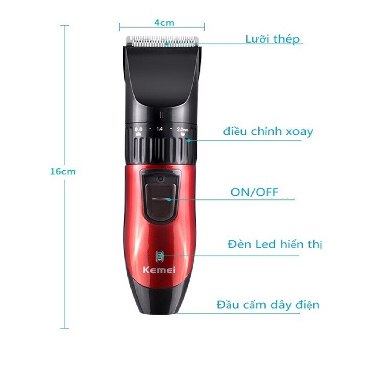 Tông Đơ Cắt Tóc Trẻ Em Kemei 730