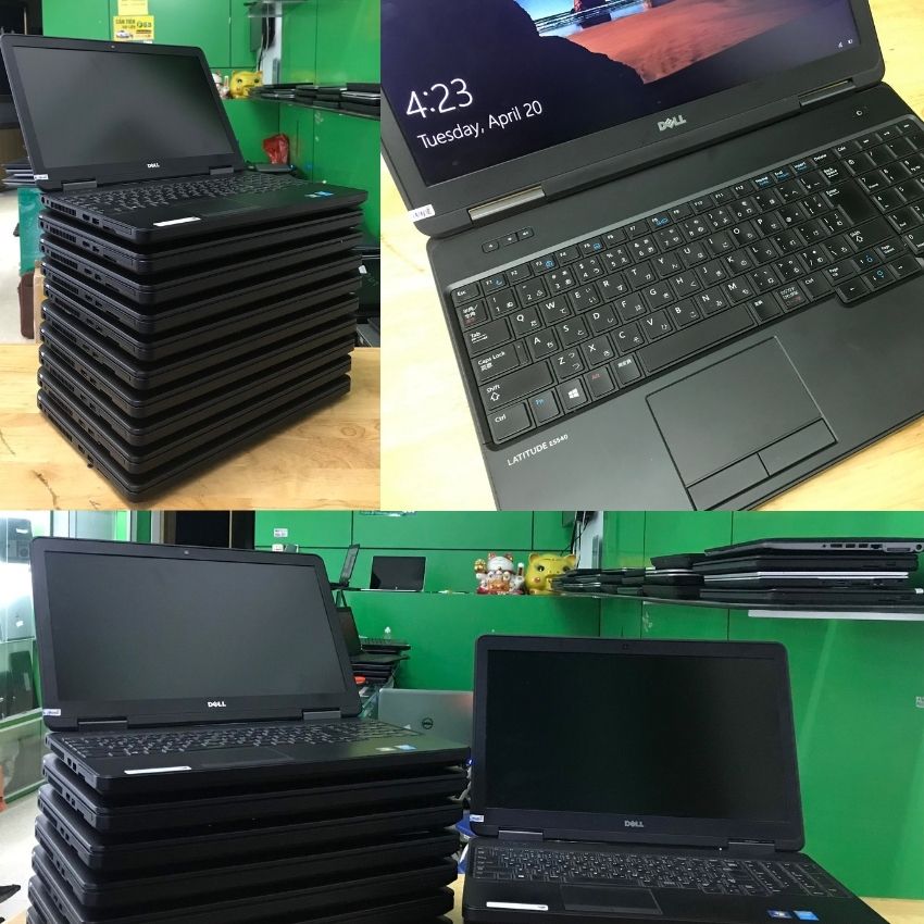 Laptop Dell Latitude E5540 mới 95-98% core i5 4300U RAM 4GB, ổ cứng SSD 128GB, màn hình 15.6" tặng bộ quà tặng trị giá 500k gồm cặp, sạc, chuột không dây, bàn lót di chuột - AIT Shop