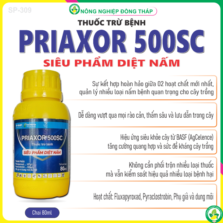 Thuốc trừ bệnh priaxor 500sc – siêu phẩm diệt nấm