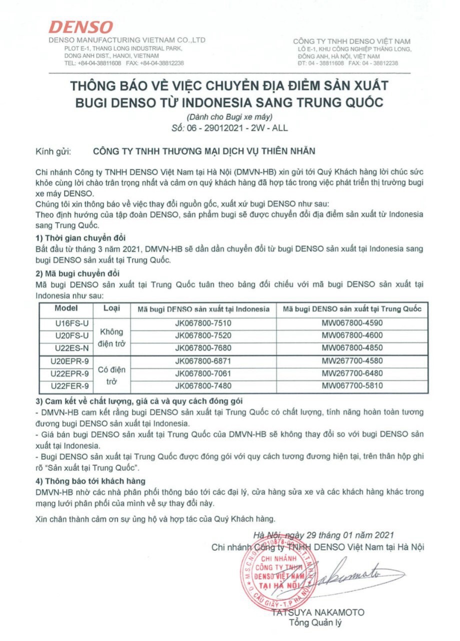 BUGI DENSO CHÂN DÀI PLATINUM U20EPR9 Có Điện Trở CHO XE AB, PCX, SH ...