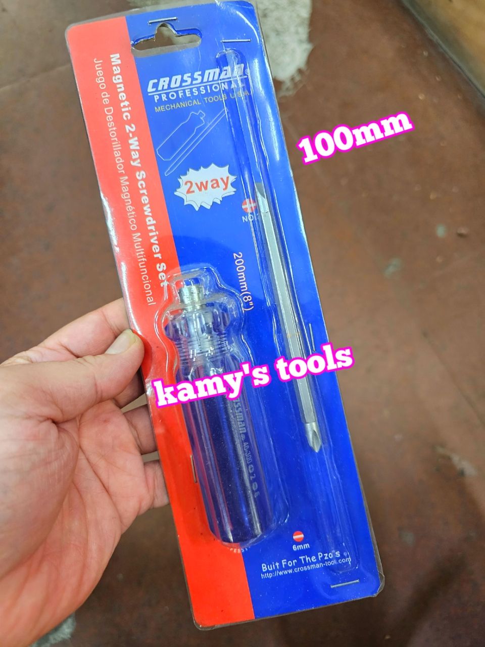 Tua Vít 2 Đầu Crossman 100mm 150mm 200mm