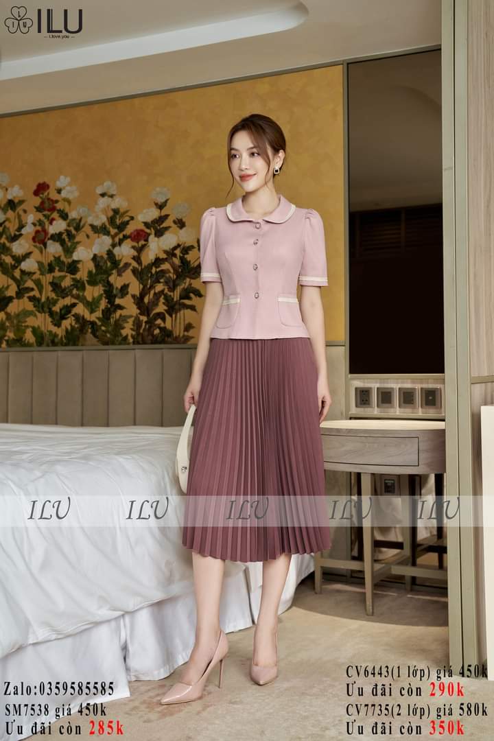 ÁO KIỂU CÔNG SỞ THANH LICH B098