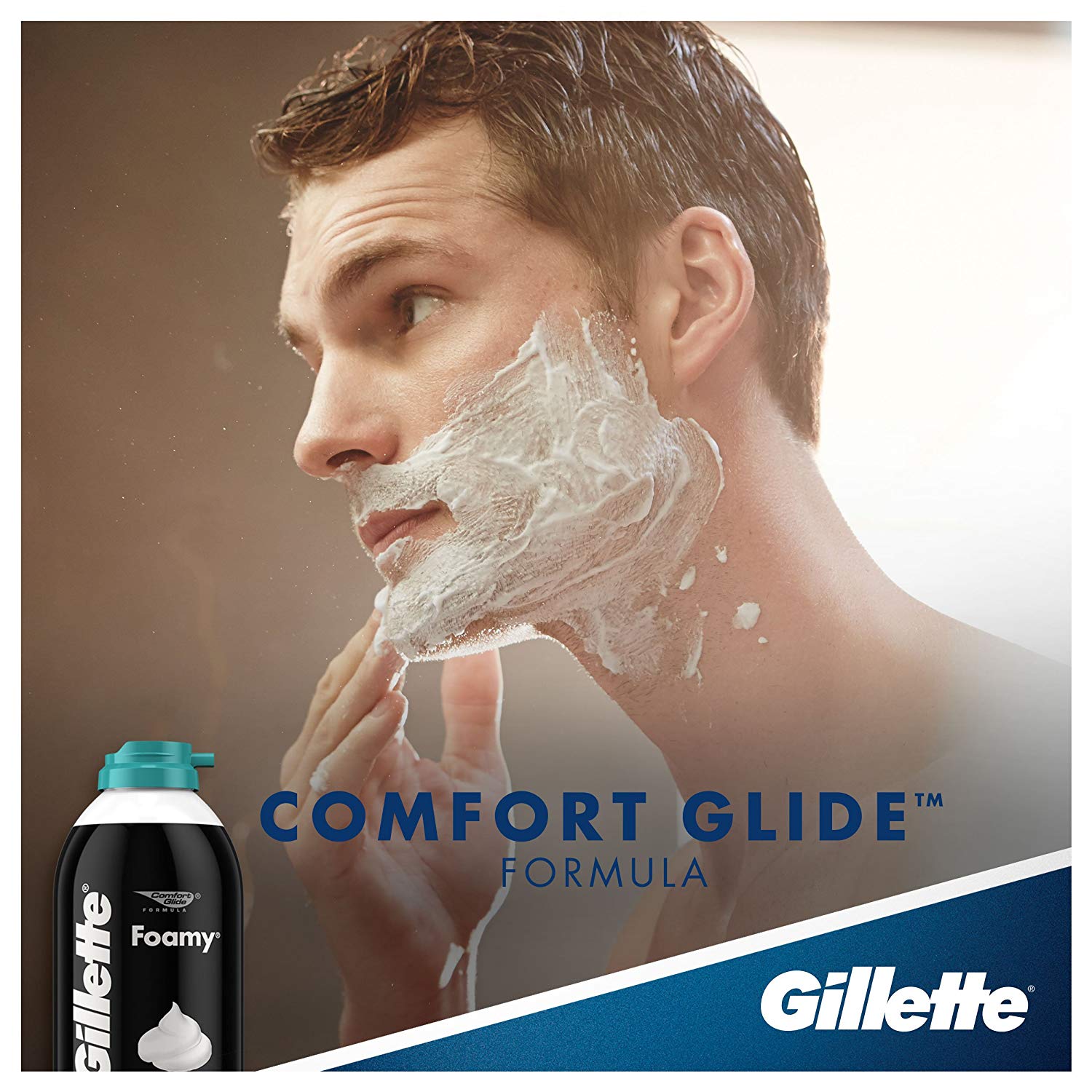 Bọt cạo râu Gillette Foamy cho da nhạy cảm 311g