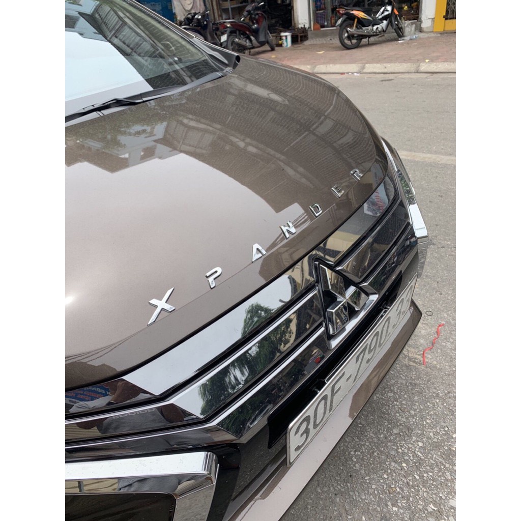 Chữ dán logo nổi XPANDER Nhựa ABS mạ crom