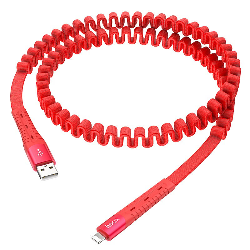 Cáp sạc iPhone Lightning HOCO U78 độ dài 1.2m 2.4A