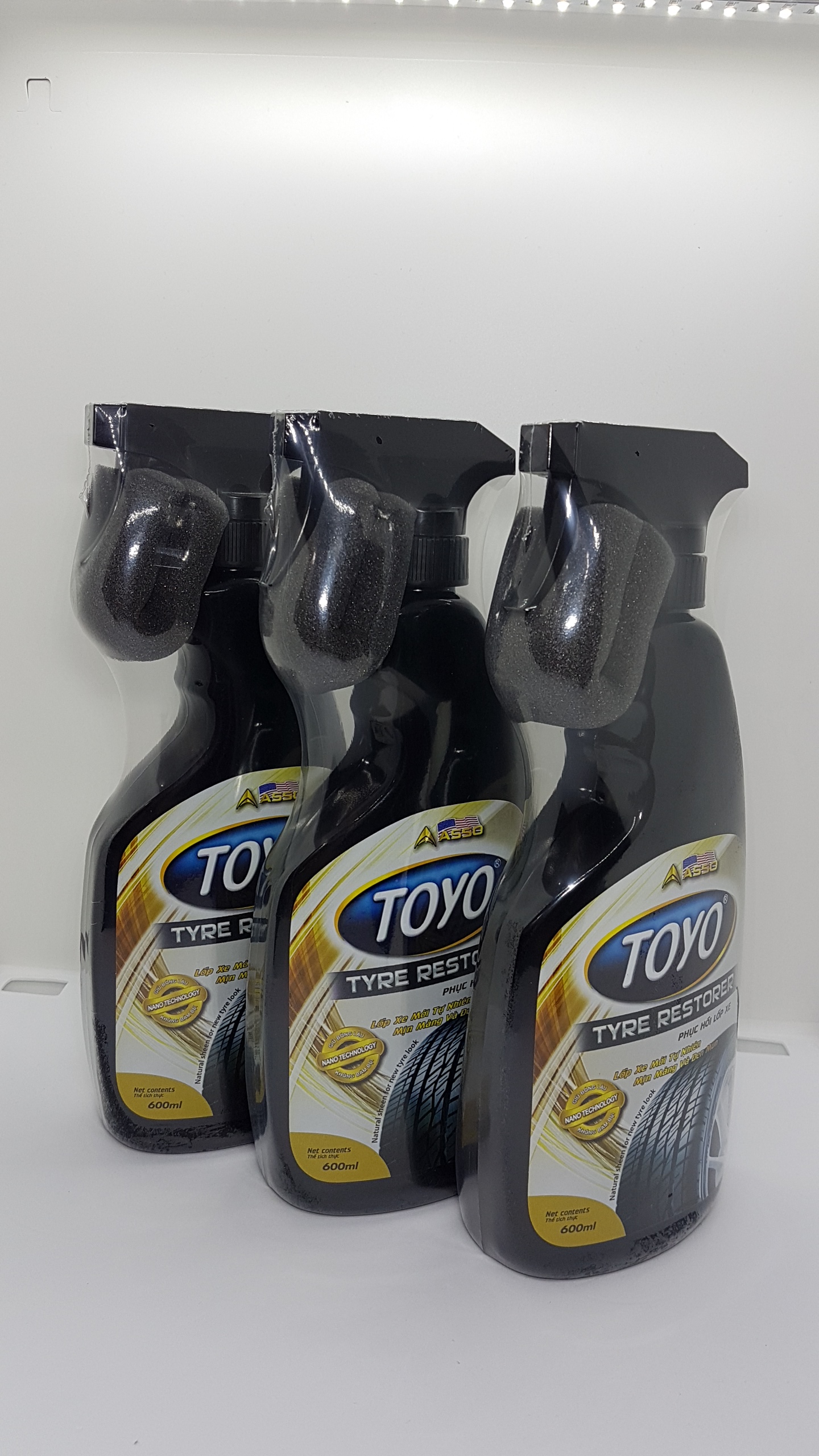 Chai Xịt Phục Hồi Lốp Xe ASSO TOYO