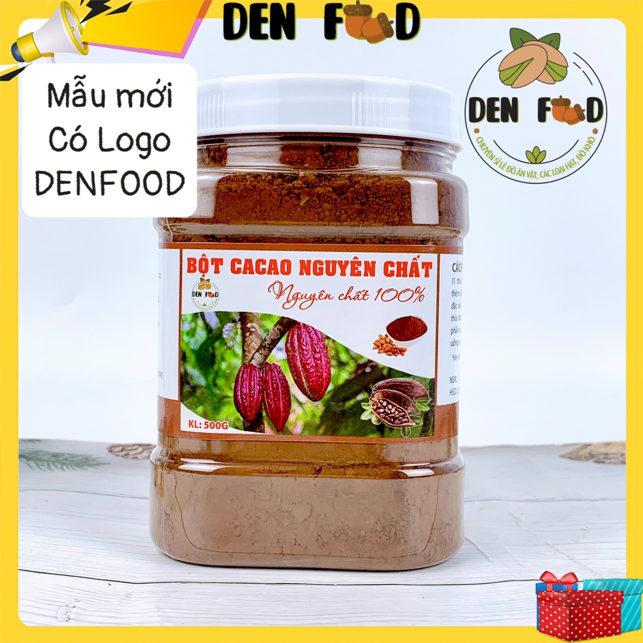 Bột ca cao nguyên chất 100% - Hủ 500g