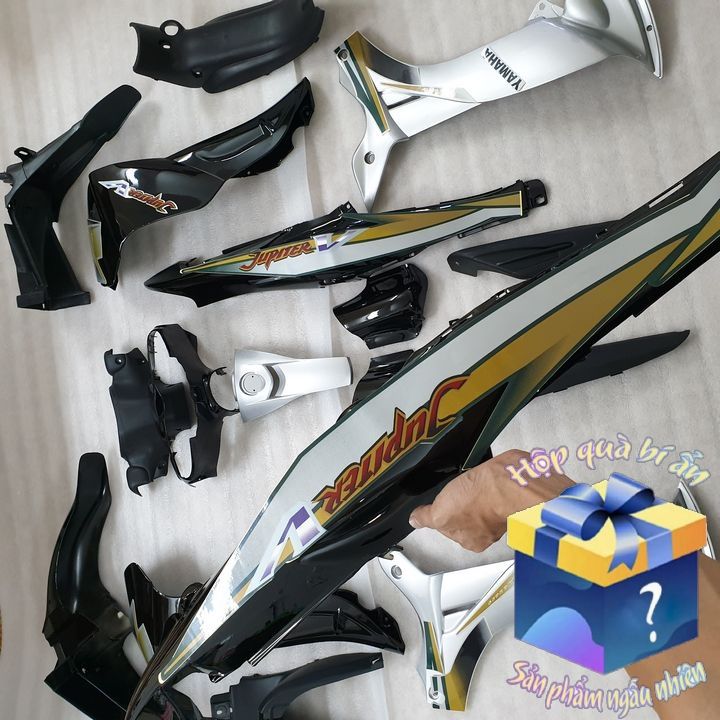 [TẶNG TEM] Dàn áo xe JUPITER V - vỏ nhựa JUPITER V nhựa ABS nguyên sinh màu ĐEN phanh đĩa , PHẦN QUÀ LÊN ĐẾN 200K - có tặng FREE 1 BỘ TEM 3 lớp, phụ tùng xe máy