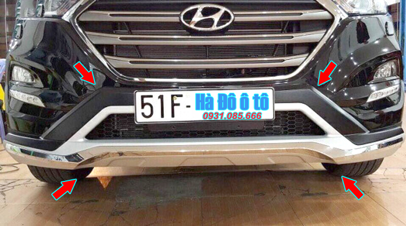 Ốp cản trước huyndai tucson 2016 2017 2018 - cản trước tucson 2016 2017 2018