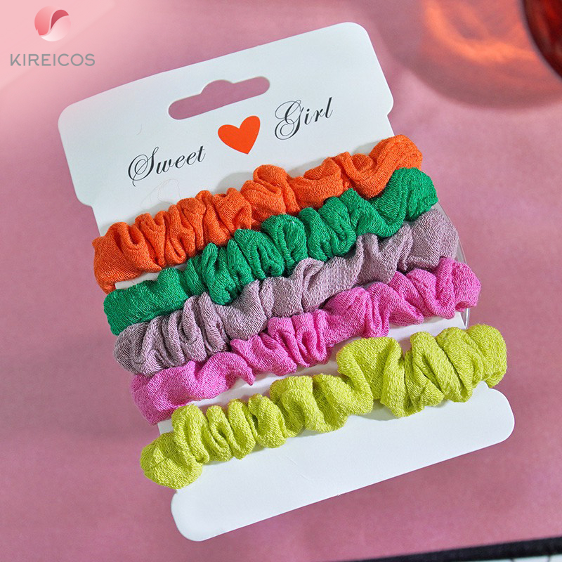 [HCM]Set 5 Cột Tóc Bèo Nhỏ Đủ Màu - kireicos