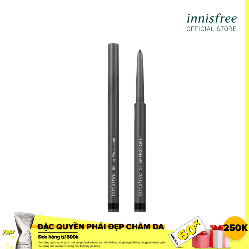Chì kẻ viền mắt nét siêu mảnh innisfree Skinny Micro Liner #5 0.14g giá rẻ