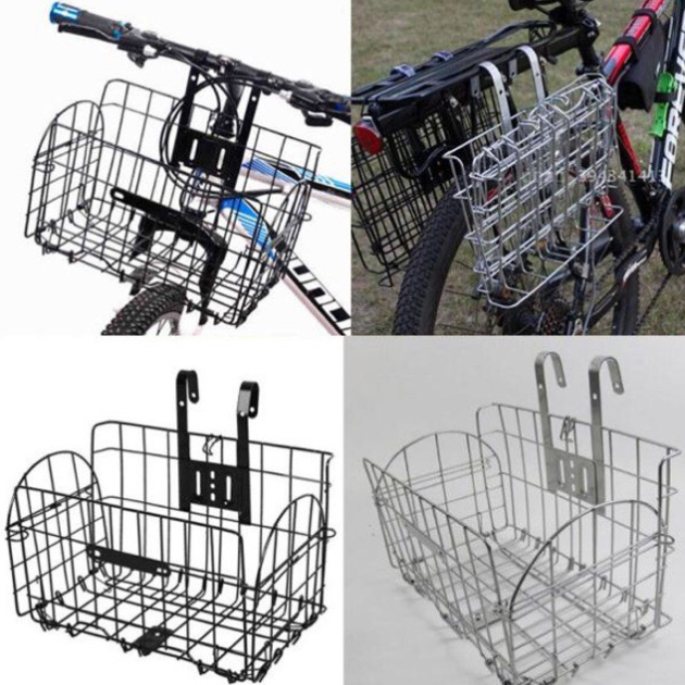 Giỏ gấp xe đạp Giỏ xe đạp thể thao gấp lại được