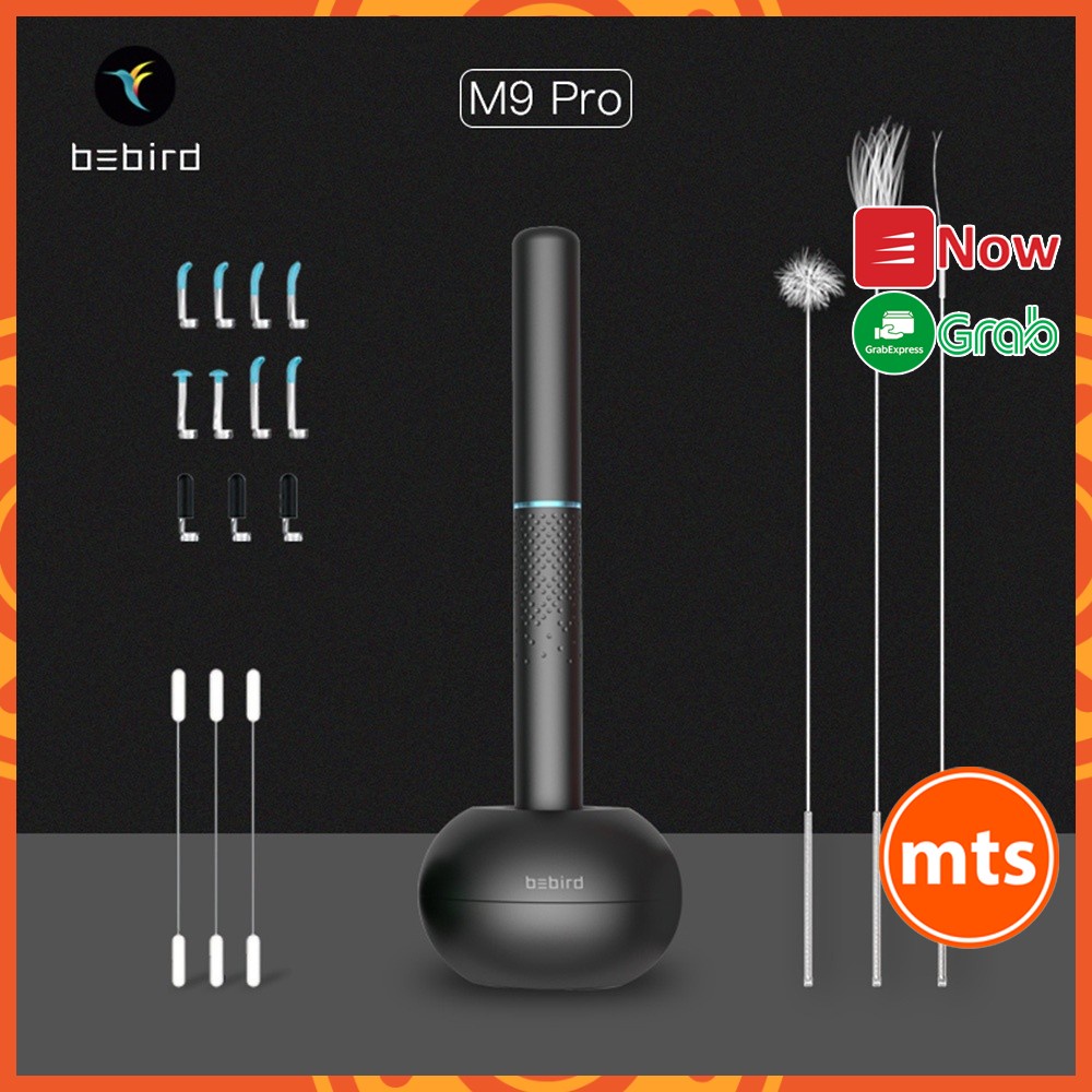 Dụng cụ lấy ráy tai thông minh Xiaomi Bebird M9 Pro camera nội soi 3MP chính hãng - Minh Tín Shop
