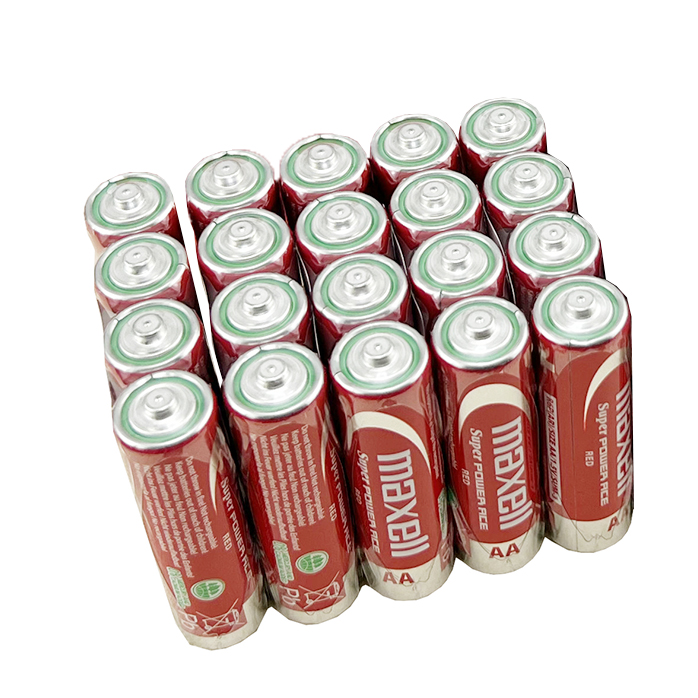 Pin AA ( 2A ) Maxell ( pin tiểu Lớn) carbon  Siêu Bền R6P (Đỏ)  Maxell Super Power Ace