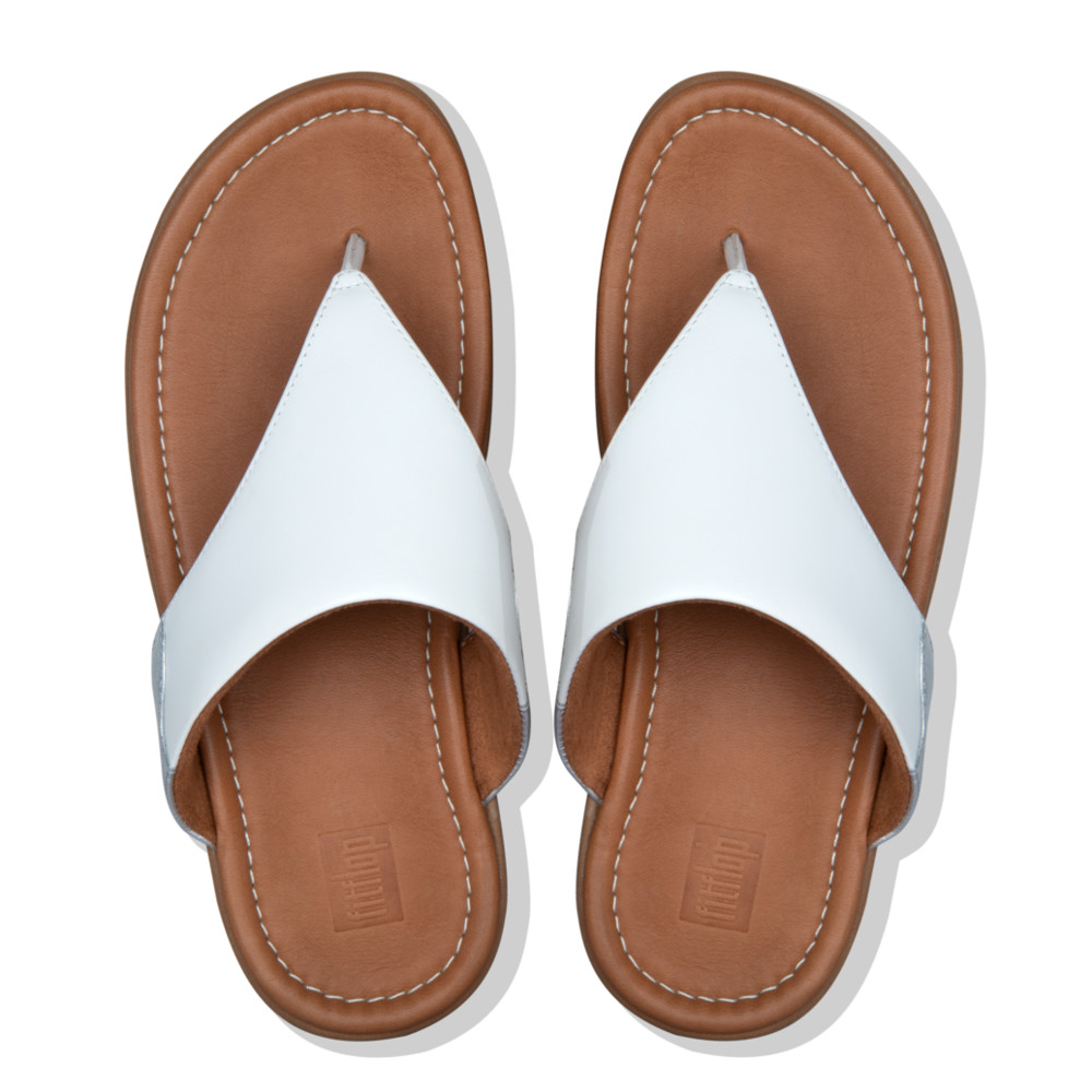 DÉP XỎ NGÓN NỮ FITFLOP BJ1-TRẮNG