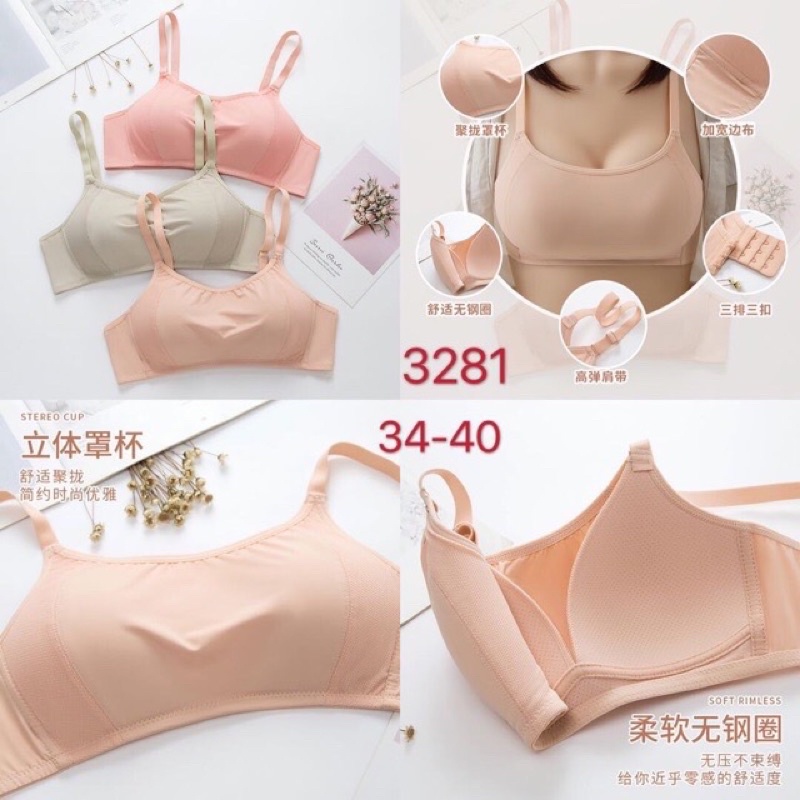 Siêu đẹp áo lót đúc kiêm bra su #3281