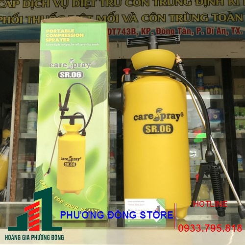 Bình tưới cây, phun thuốc 6 lít (DUDACO SR.06)