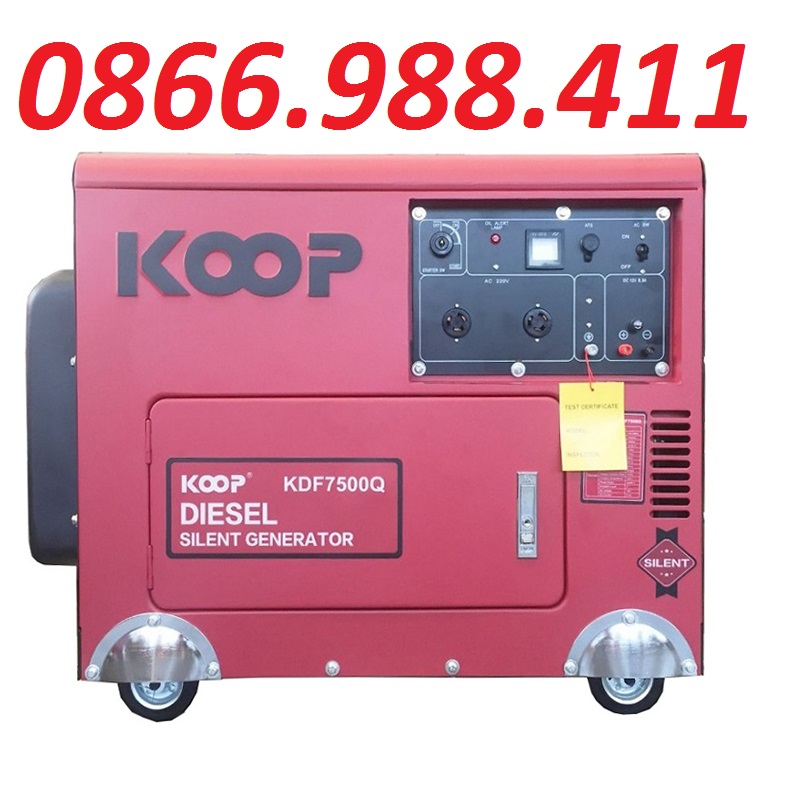 Máy Phát Điện Chạy Dầu 5Kw Koop KDF7500Q