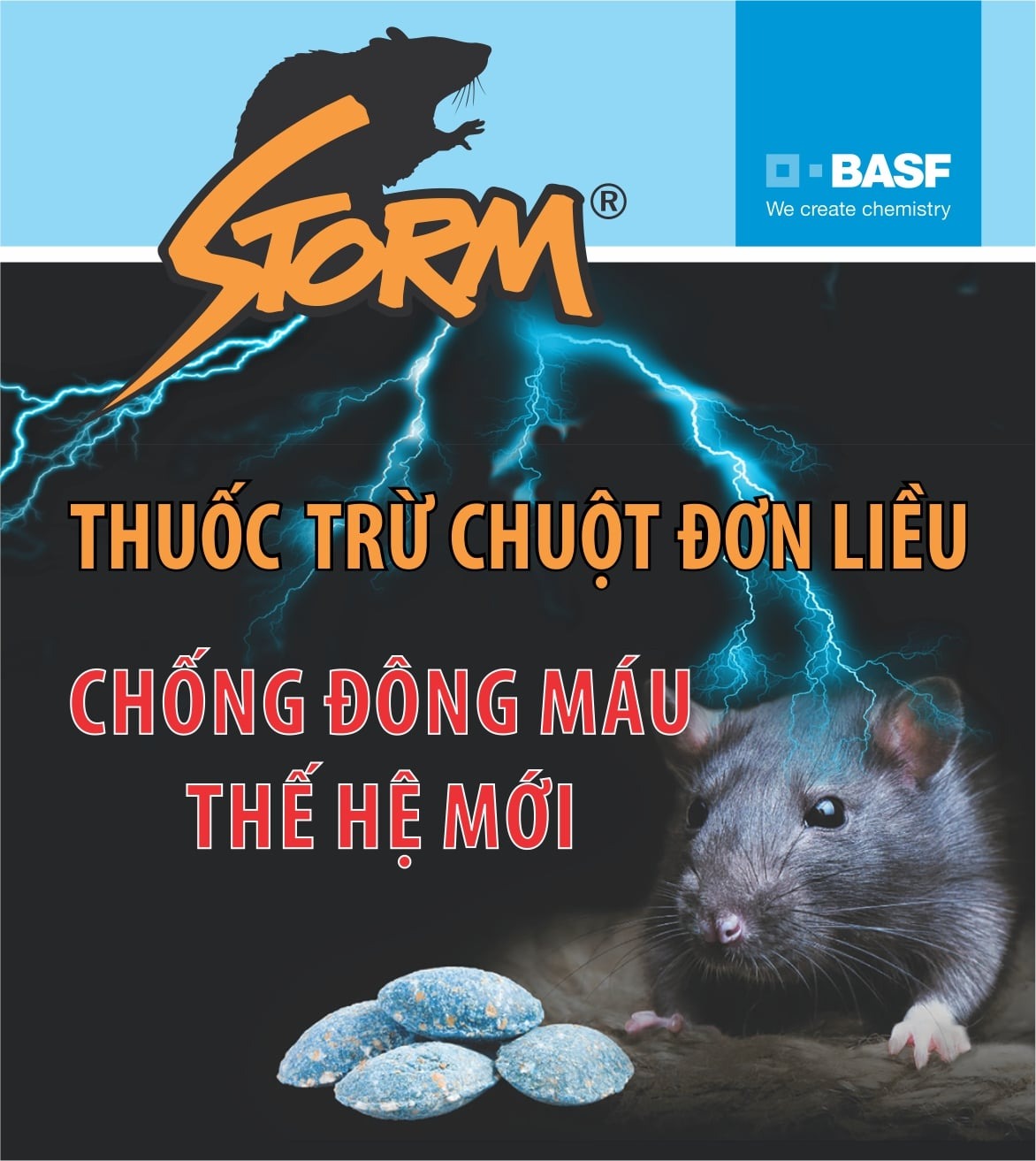 Thuốc Diệt Chuột Storm Dạng Kẹo Sinh Học