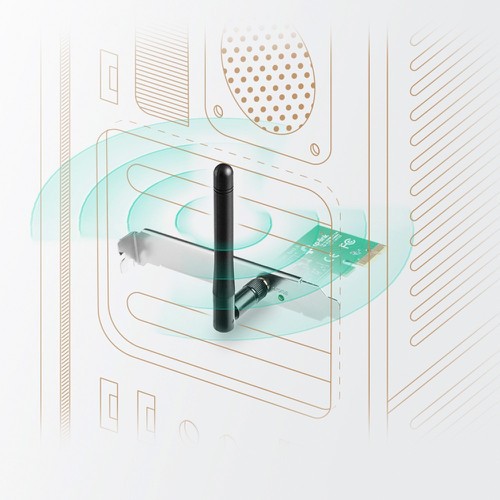 Bộ thu Wifi PCI Express Tp-Link TL-WN781ND - Hàng
