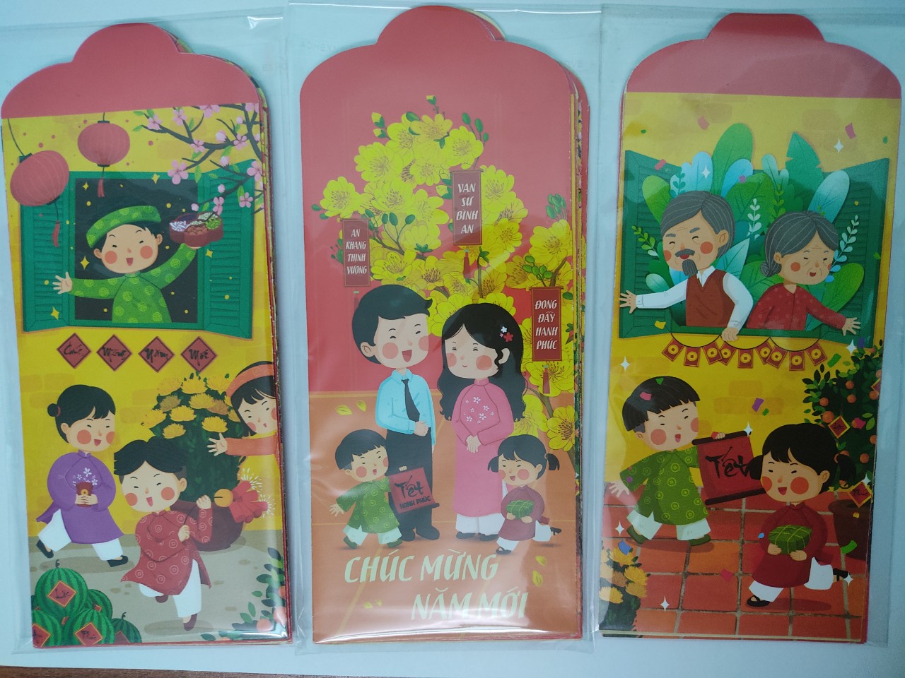 Bao lì xì Tết May Mắn Tài Lộc