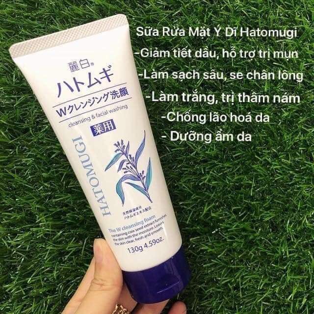 [HCM]SỮA RỬA MẶT HẠT Ý DĨ HATOMUGI
